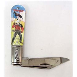 TOM MIX BARLOW NOVELTY CUTLERY KNIFE - HEROES OF THE SILVER SCREEN SERIES