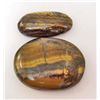 Image 1 : LOT OF 114.6 CTS OF TIGER'S EYE GEMSTONES