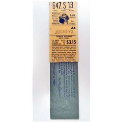 STRAIGHT A STUDENT PITTSBURGH PRESS & PIRATES TICKET