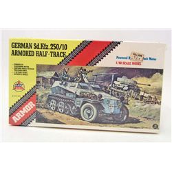 VINTAGE 1974 AHM GERMAN SD.KFZ 250/10 HALF TRACK MODEL