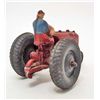 Image 2 : VINTAGE GRAHAM BRADLEY RED RUBBER TRACTOR
