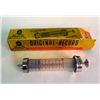 Image 2 : WWII Orig German Medical Brass & Glass Syringe & Box