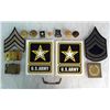 Image 1 : WWII US ARMY LOT OF 15 ITEMS- INSIGNIA, BUCKLES, DI ETC