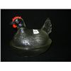 Image 1 : Clear Glass Hen on a Nest