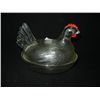 Image 2 : Clear Glass Hen on a Nest