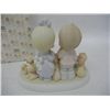 Image 2 : Precious Moments, "The Good Lord Has Blessed Us Tenfold" Porcelain Figurine