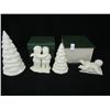 Image 2 : 2 Snowbabies Figurines w/ 2 Trees