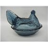 Image 2 : Large Fenton Blue Glass Hen on a Nest