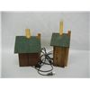 Image 2 : 2 Rustic Wooden House Lights