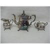 Image 2 : Leonard Silver Plated Tea Pot, Creamer, and Sugar