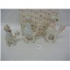 Image 2 : Precious Moments, "They Followed The Star" 3 Piece Porcelain Figurine Set