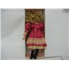 Image 2 : Gallery Doll Collection Porcelain Doll in Red & Tan Dress