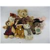 Image 1 : 8-Small Boyd's Bears and 1 Boyd's Pig