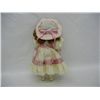 Image 2 : Seymour Mann Porcelain Doll in Cream, Green, and Pink Dress