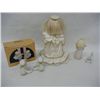 Image 2 : 2-Precious Moments Figurines, Precious Moments Angel Doll, and Mini Plate & Cup