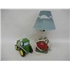 Image 2 : John Deere Tractor Lamp and Red Barn Table Lamp