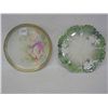 Image 1 : 2 Floral Decorative Plates