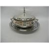 Image 2 : FB Rogers Serving Dish w/ Pyrex Baking Dish and Silver Toned Tray