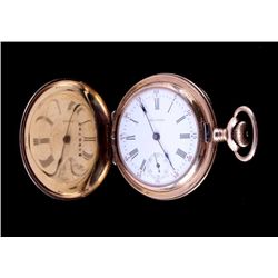 1903 American Waltham Hunter Case Pocket Watch Thi