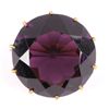 Image 7 : Victorian Russian Amethyst Brooch circa 1880 This