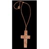 Image 2 : Rhino Hide Cross Necklace This is a genuine Rhino