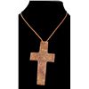 Image 8 : Rhino Hide Cross Necklace This is a genuine Rhino