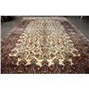 Image 2 : Floral Kerman Persian Rug circa 1920's This is a v