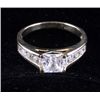 Image 1 : 14kt Gold and  Cubic Zirconium Ring The ring is ma