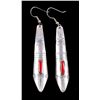 Image 1 : Navajo Sterling & Coral Earrings These are hand to