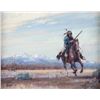 Image 1 : Mountain Man on the Plain by Huget original art Th