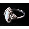 Image 2 : Navajo Silver & Opal Ring by Running Bear This is