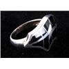 Image 3 : Zuni Sterling Silver & Jet Inlaid Bear Ring The ri