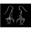Image 3 : Handcrafted Indian Sterling Silver Earrings This l
