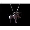 Image 6 : Sterling Silver Moose Necklace, Bracelet 7 Earring