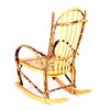 Image 8 : Rustic Oak and Hickory Wood Rocking Chair The lot