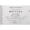Image 11 : Rand McNally Standard Map of Montana 1957 The map