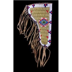 Sioux Beaded Pistol Holster circa 1890-1900 The pi