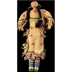 Sioux Beaded Doll circa 1890 This is a Sioux Nativ