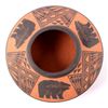 Image 1 : Acoma Rainbow Naatsiilid Pottery Bear Carved This