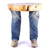 Image 1 : Western Cowboy End Table This lot features a weste