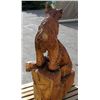 Image 8 : Bobcat Chainsaw Carving This lot features a chains