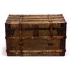 Image 1 : Antique Steamer Trunk This lot features an antique