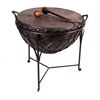 Image 2 : Native American Large Drum on Wrought Iron Frame T