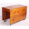 Image 1 : Antique Primitive Pine Drop Leaf Table This table