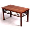 Image 1 : Iron and Solid Wood Coffee Table This lot features