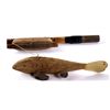 Image 8 : Chippewa Indian Ice Fishing Decoy Collection This