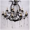 Image 7 : Crystal Chandelier This has a wrought iron design