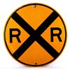 Image 1 : Large Railroad Crossing Sign This lot features a l