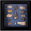 Image 1 : Native American Artifact Arrowhead Collection Thes