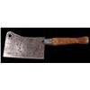 Image 1 : Small Antique Meat Cleaver This lot features a sma
